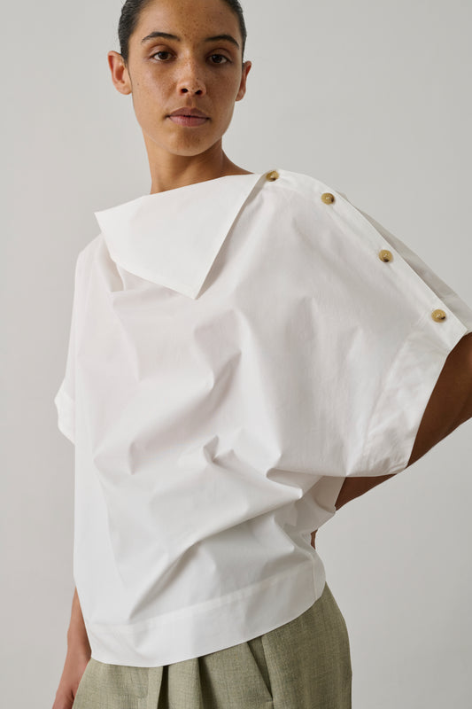 Blouse Issa - Blanc Cassé - Coton - Femme