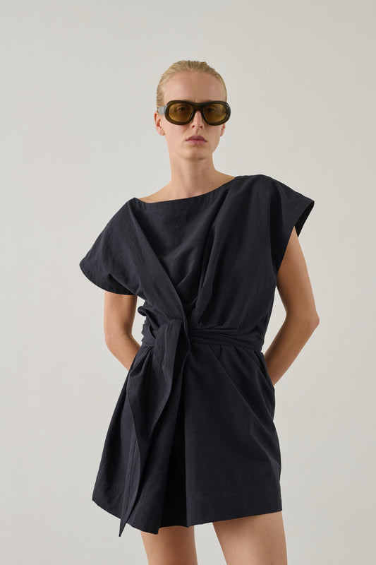 Robe Hallie - Bleu Nuit - Femme