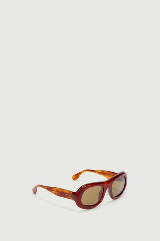 Lunettes de soleil Lee - Écaille - Femme