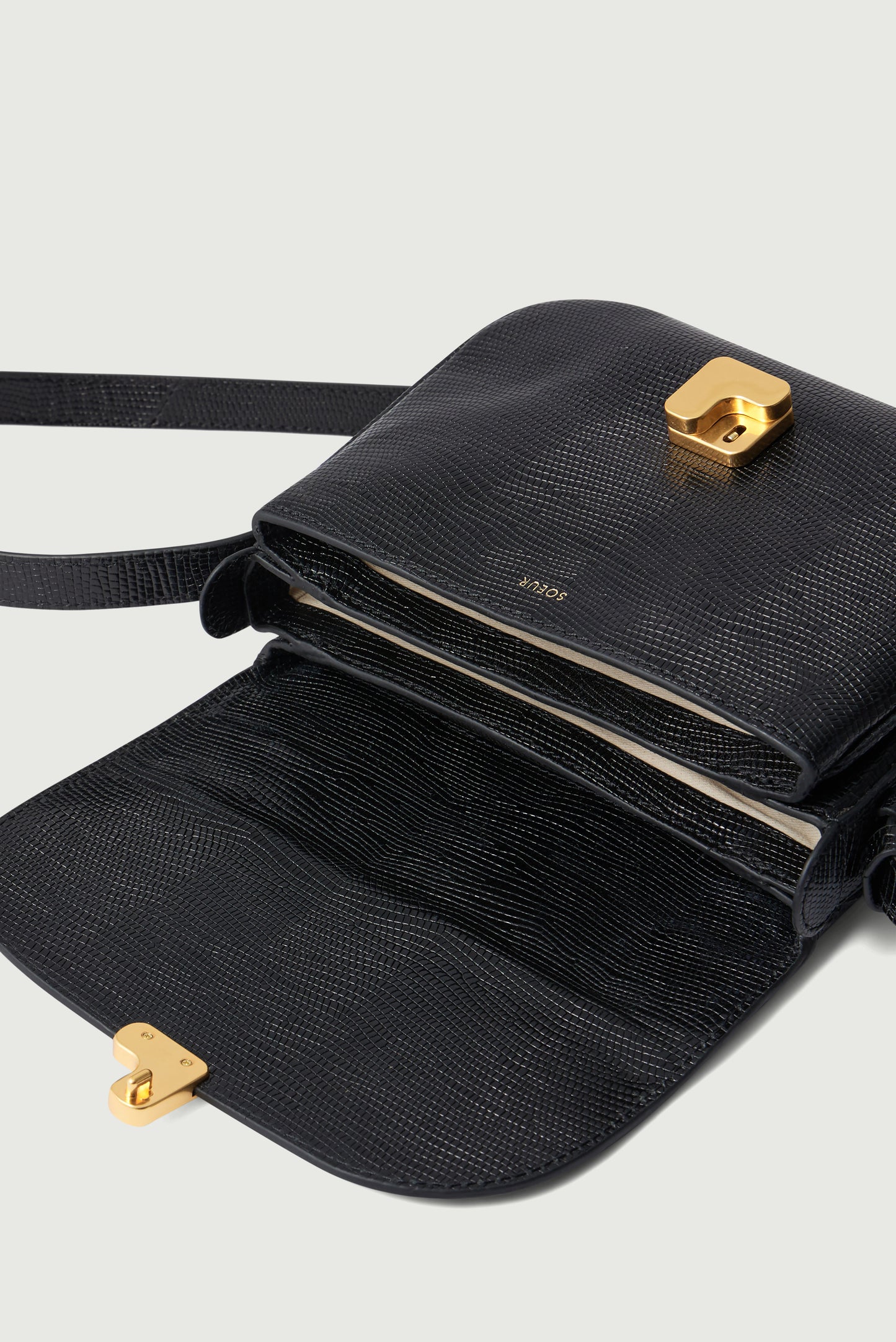 Bolso Bellissima Mini - Negro - Cuero - Mujer