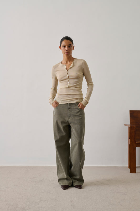 Tee-Shirt Isabella - Écru - Coton - Femme