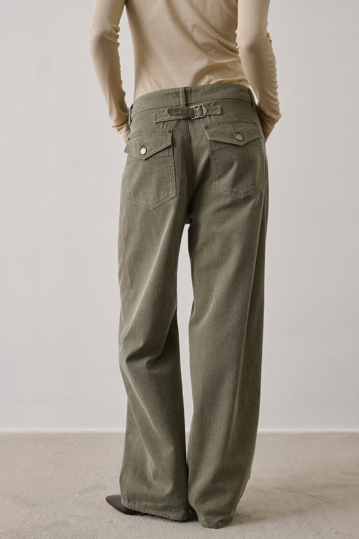 Pantalon Hunter - Kaki - Coton - Femme vue 4