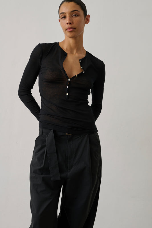 Tee-Shirt Isabella - Noir - Coton - Femme