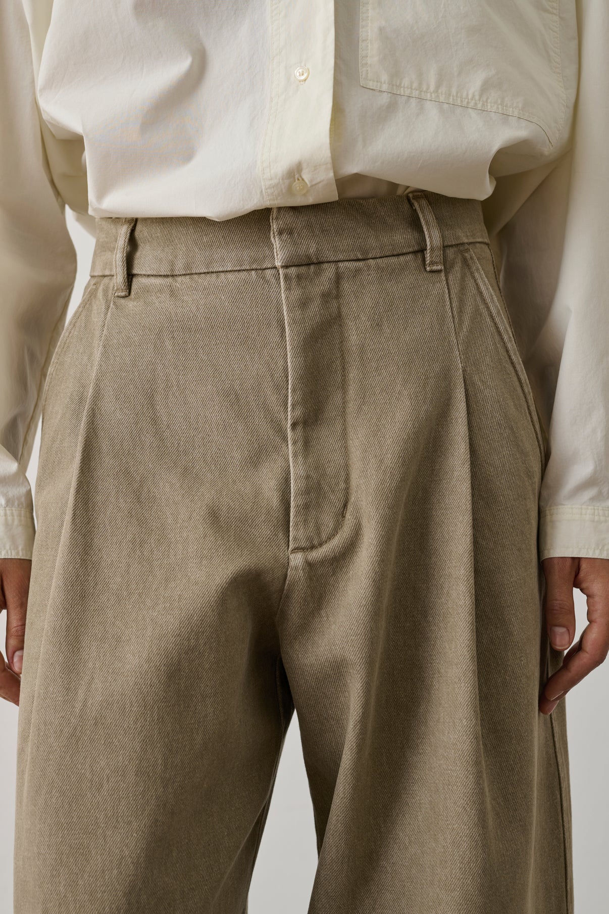 Pantalon Devy - Beige - Coton - Femme vue 4