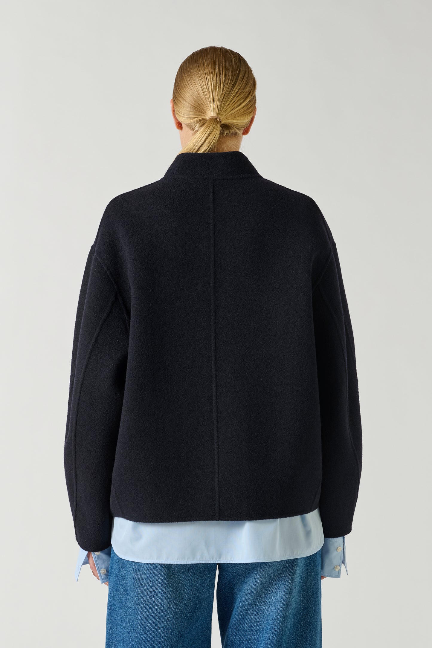 Manteau Windsor - Deep Navy - Laine - Femme