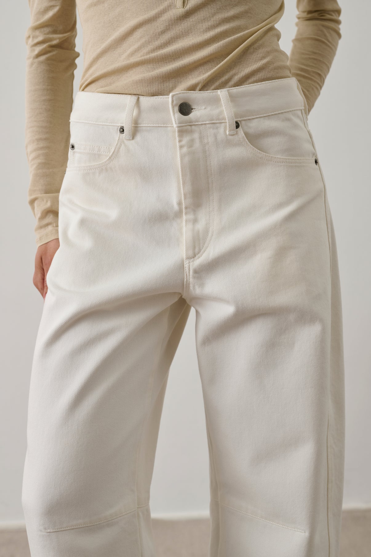 Jean Eliott - Blanc - Coton - Femme vue 5