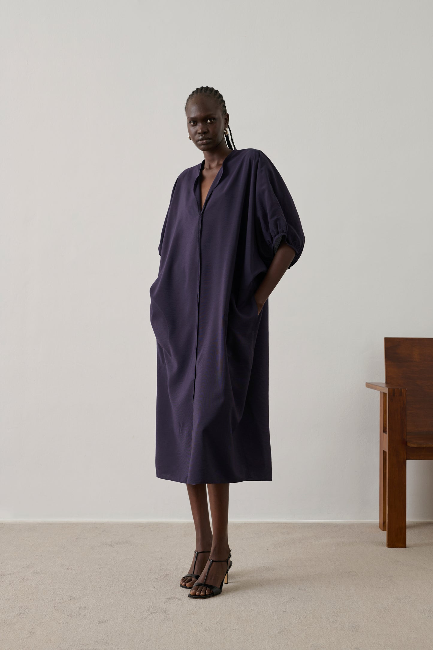 Robe Alger - Violet Foncé - Femme