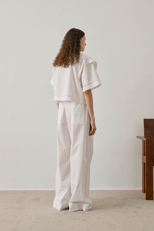 Blouse Irene - Blanc - Coton - Femme