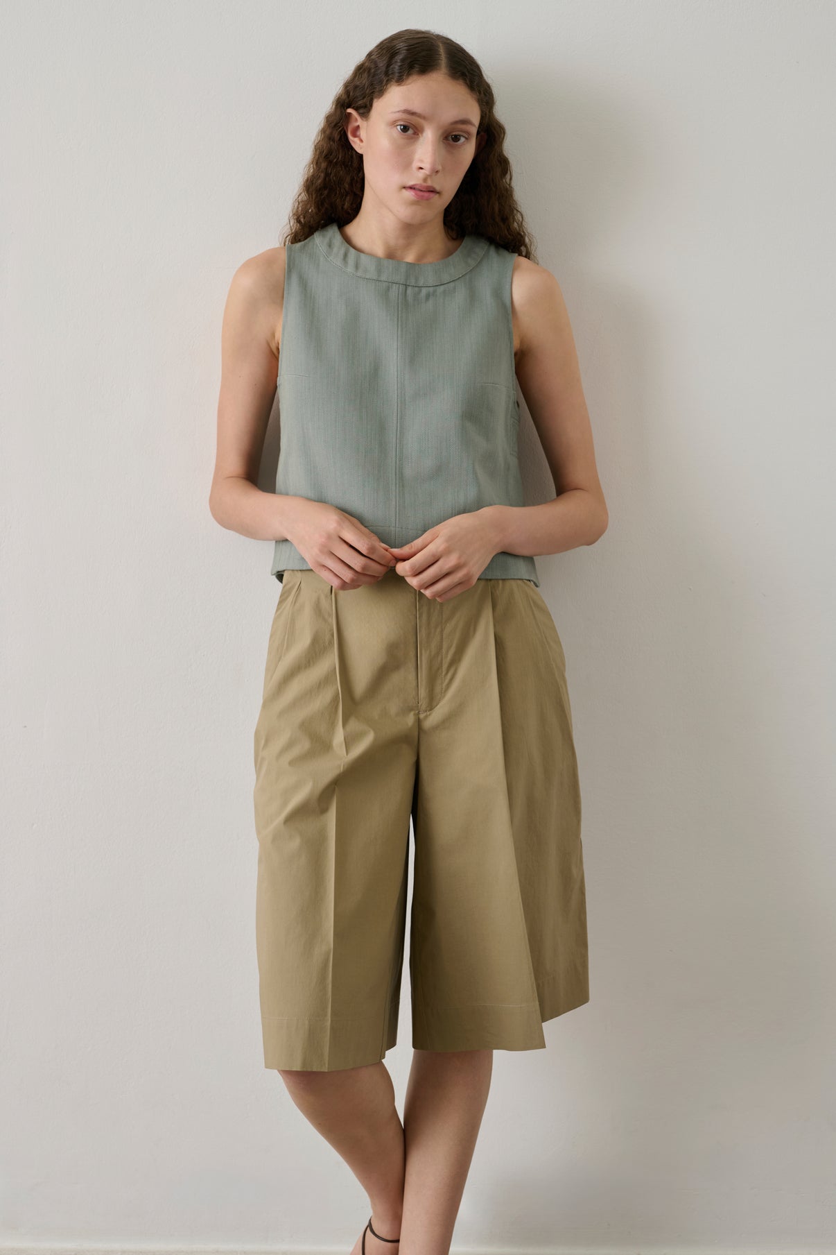 Top Pampa - Vert D'Eau - Coton - Femme vue 5