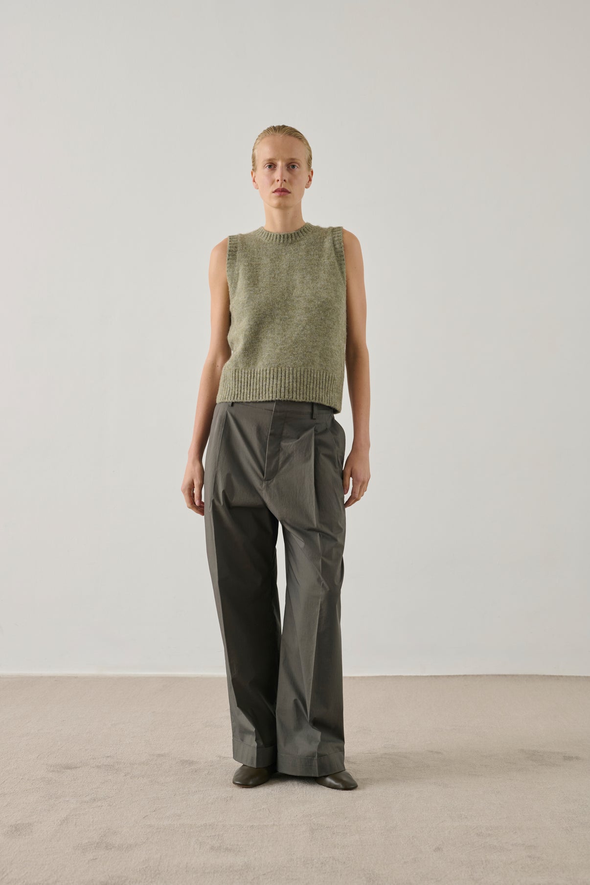 Pull Namaste - Vert D'Eau - Femme vue 4