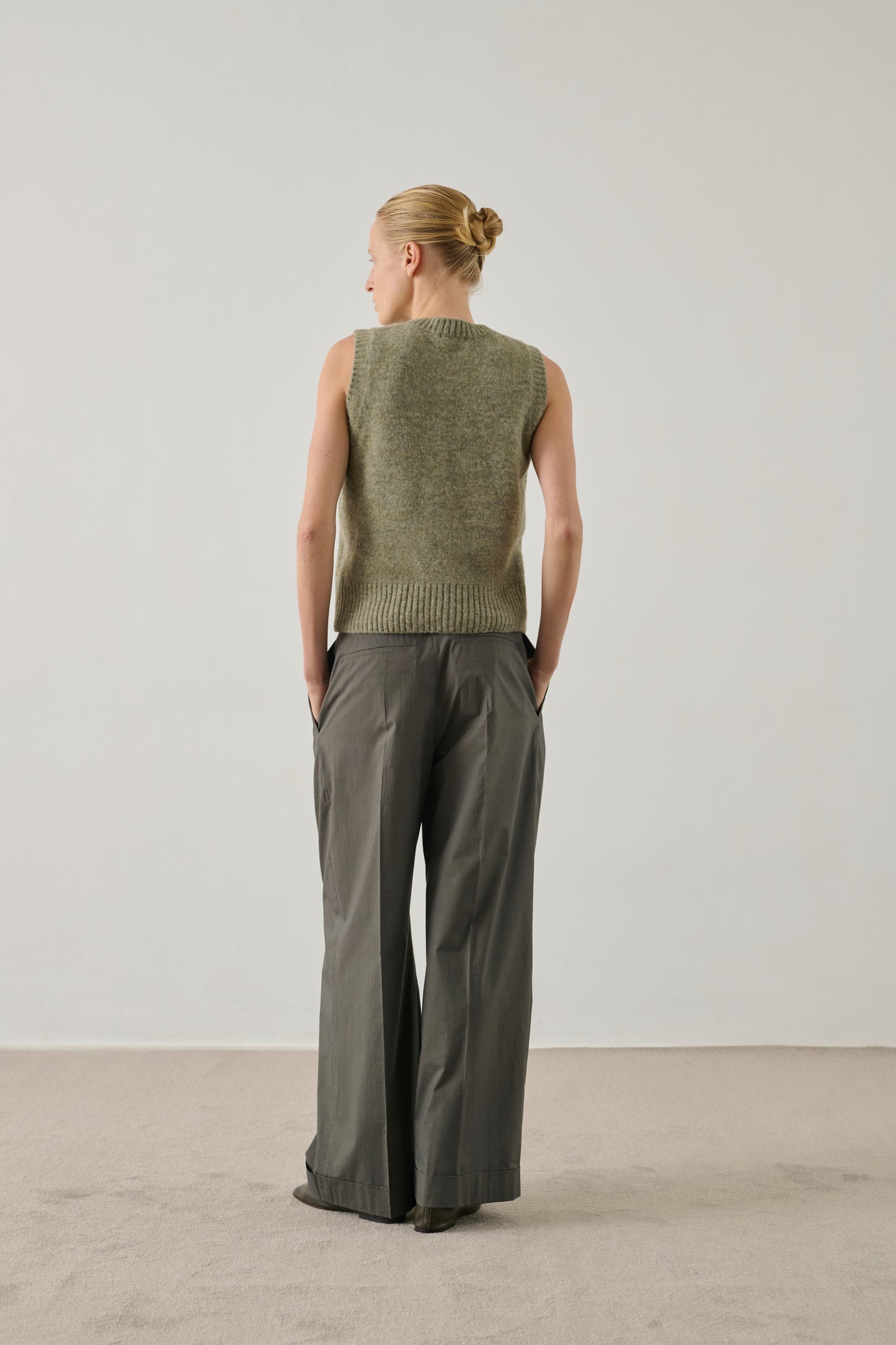 Pantalon Watson - Gris Anthracite - Coton - Femme