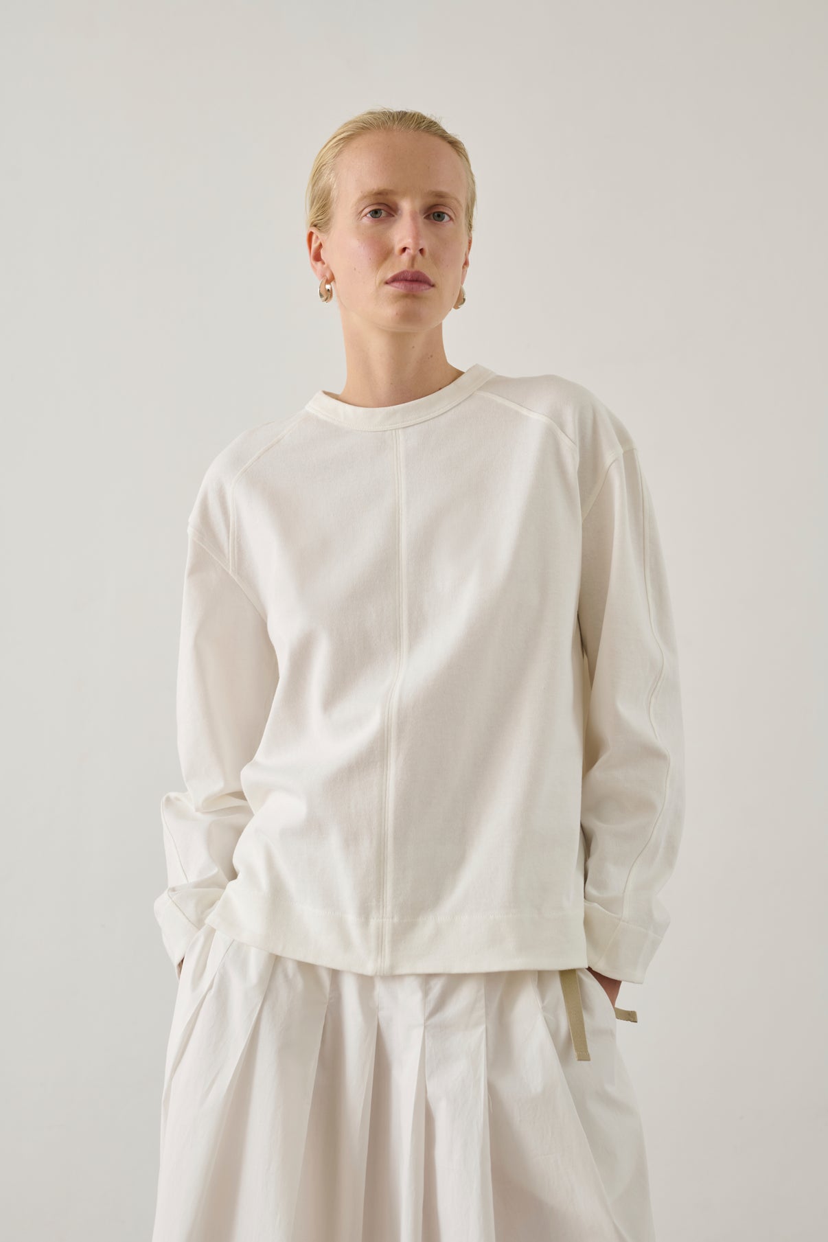 Tee-Shirt Bocca - Blanc Cassé - Coton - Femme vue 3