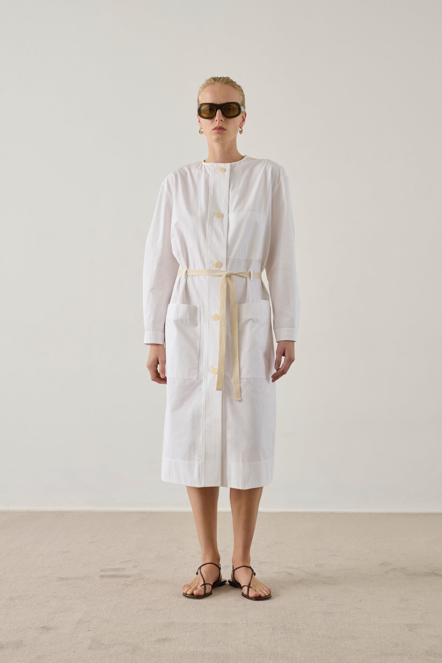Robe Helie - Blanc - Coton - Femme