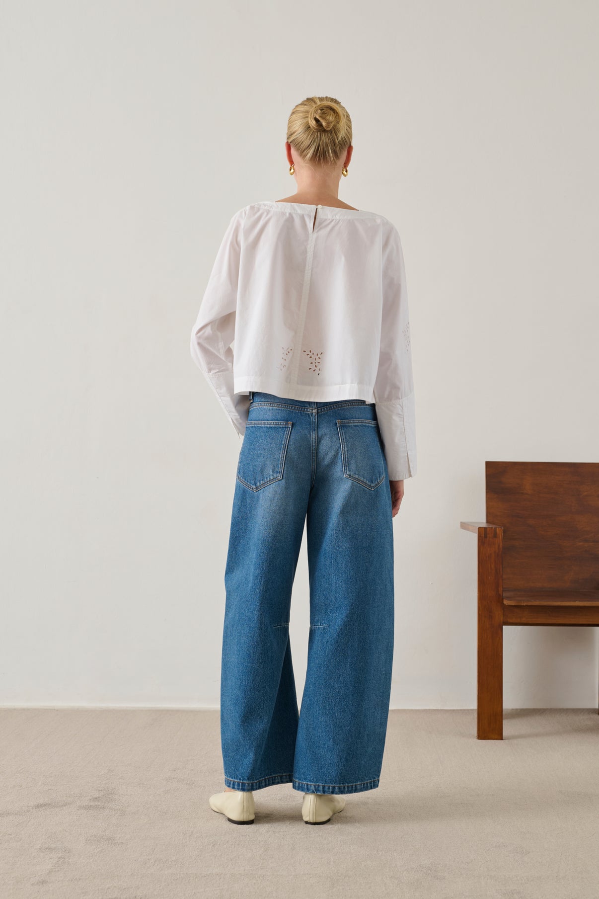 Blouse Hansel - Blanc - Coton - Femme vue 3