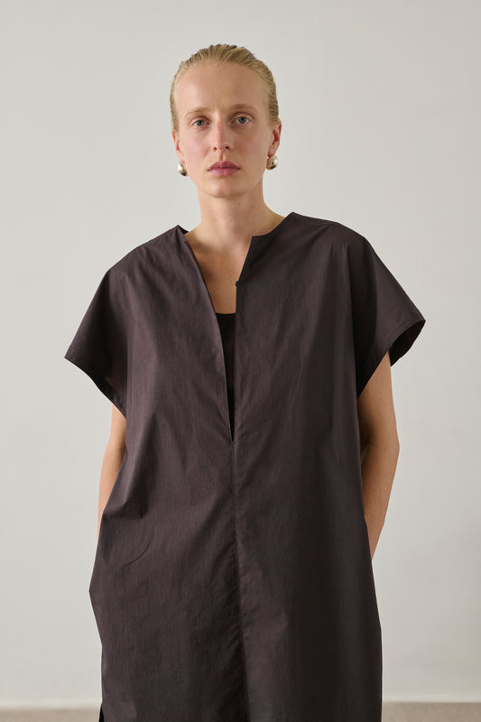 Robe Ianni - Charbon - Coton - Femme