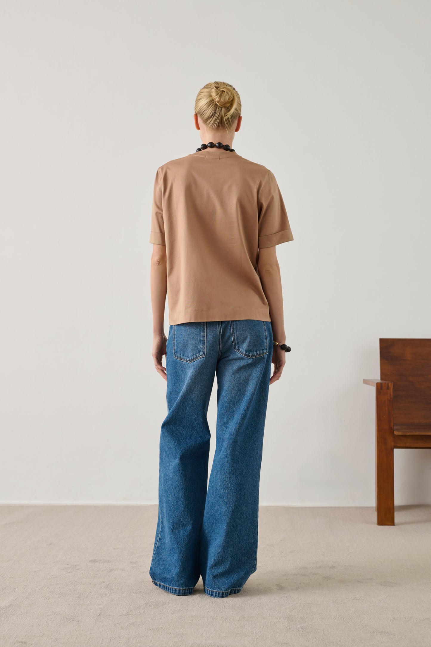 Tee-Shirt Ama - Sable - Coton - Femme
