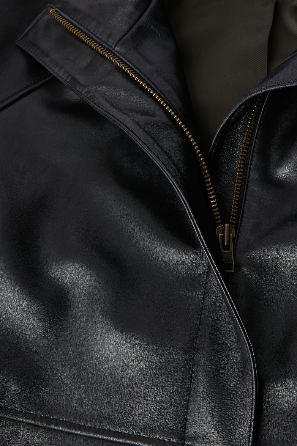 Veste Gamma - Noir - Cuir - Femme vue 6