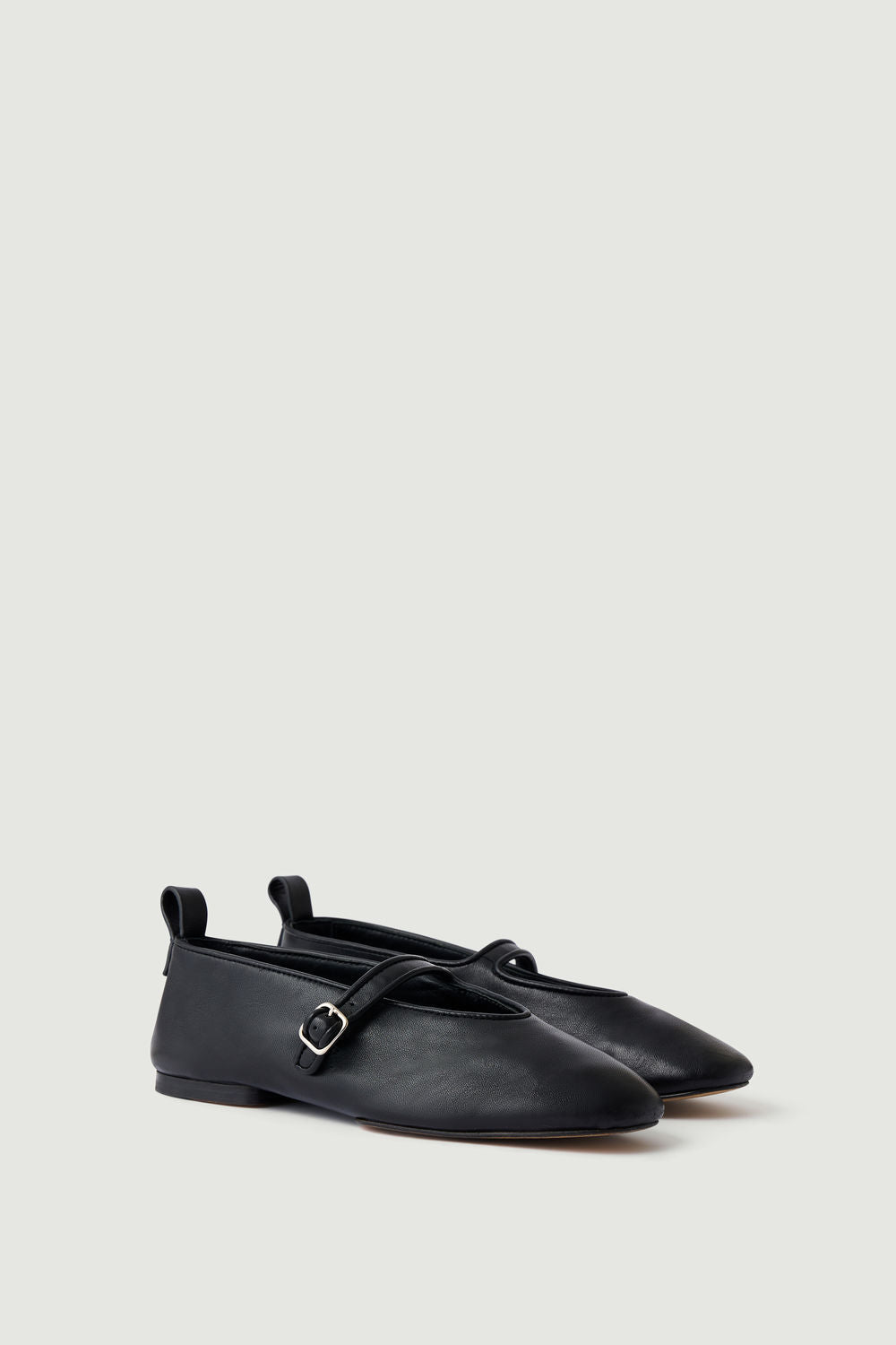 Ballerines Madeline - Noir - Cuir - Femme vue 3