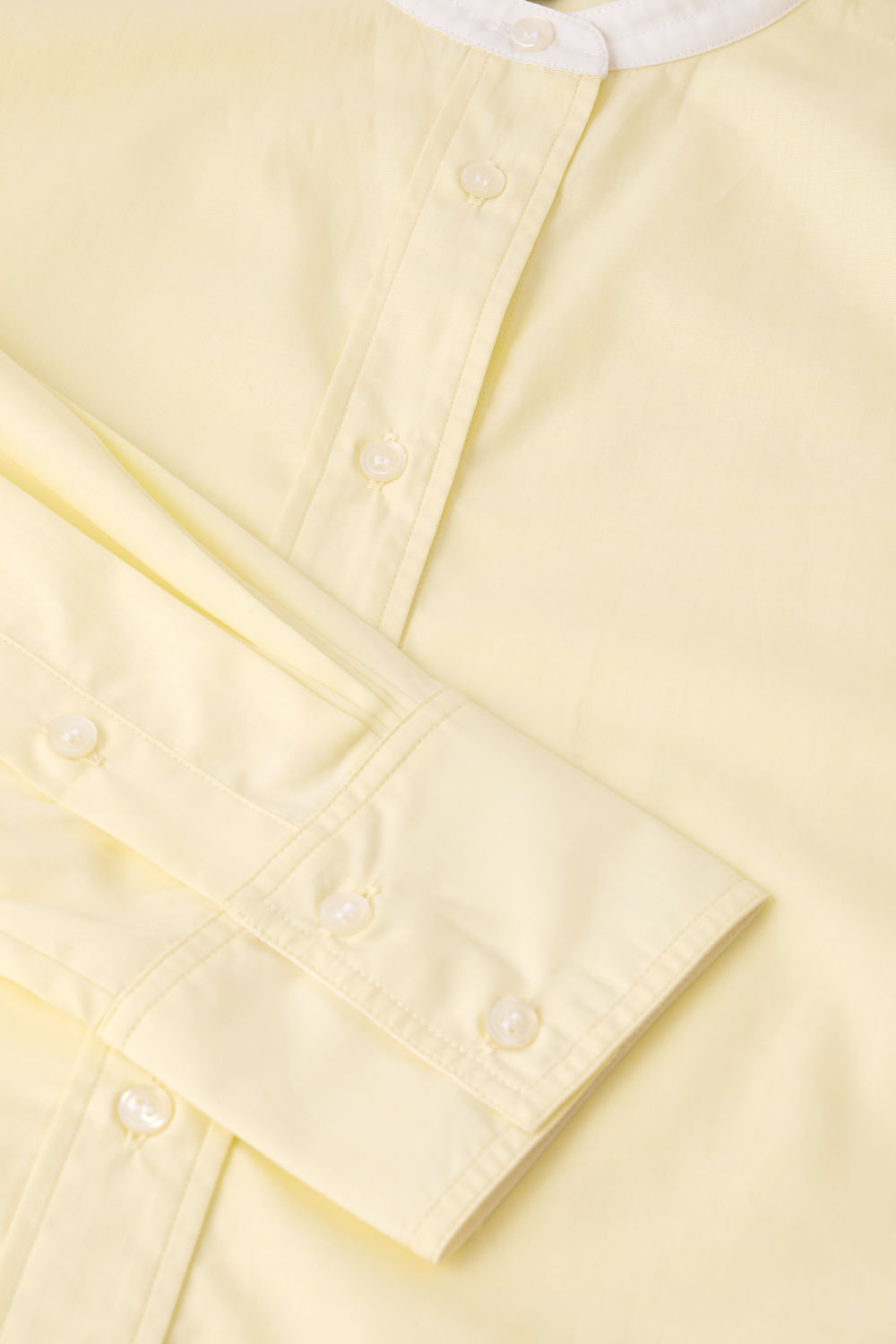 Chemise Bermudes - Jaune Vif - Coton - Femme vue 5