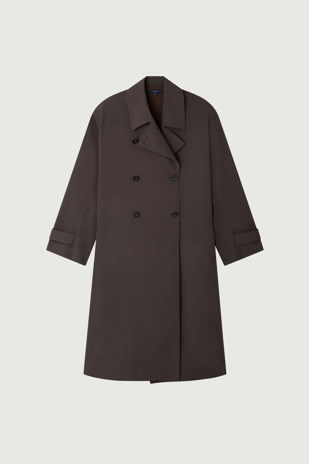 Trench Helio - Anthracite Foncé - Coton - Femme vue 9