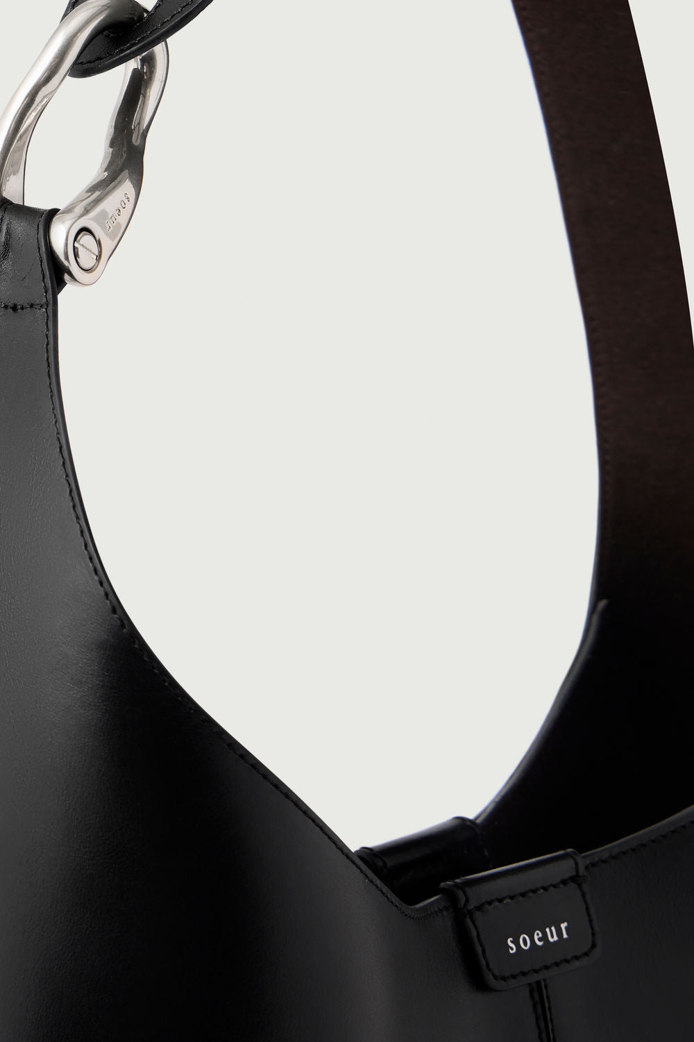 Sac Cosima Mini - Noir - Cuir - Femme vue 3