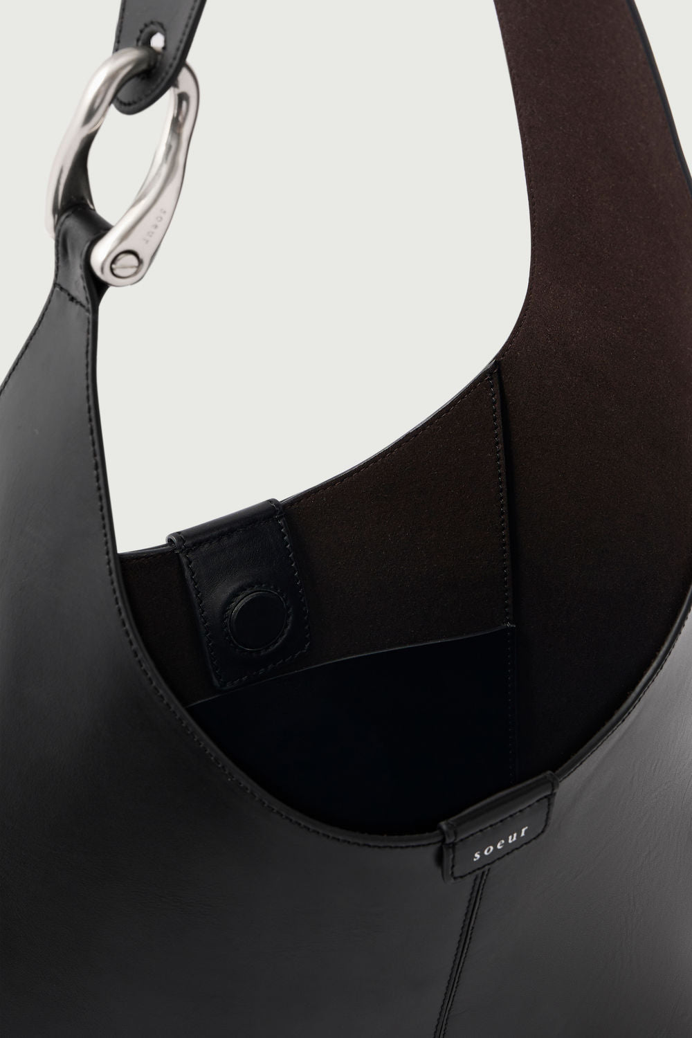 Sac Cosima Mini - Noir - Cuir - Femme vue 4