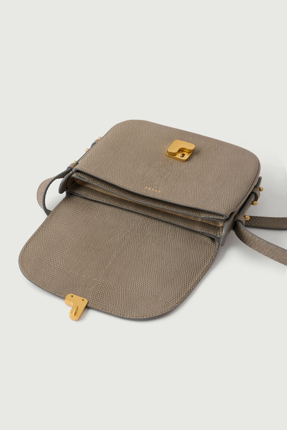 Sac Bellissima Mini - Gris - Cuir - Femme vue 6