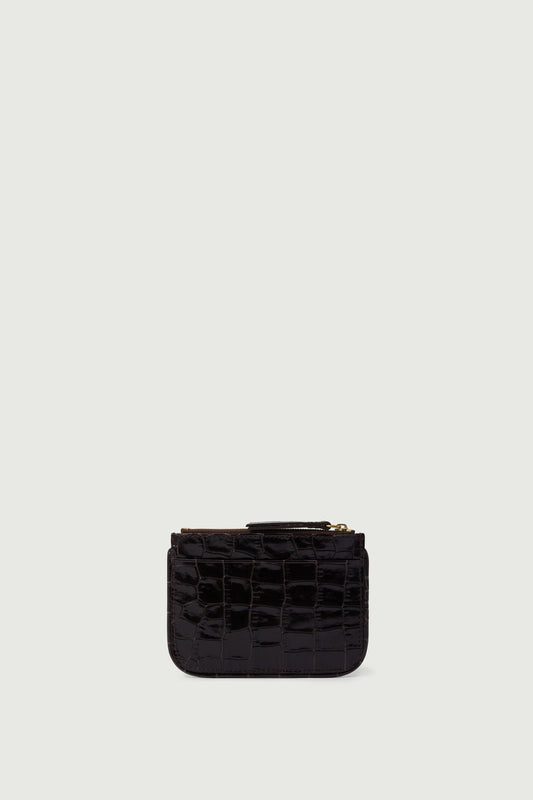 Porte-Monnaie Arsene - Marron Foncé - Cuir - Femme