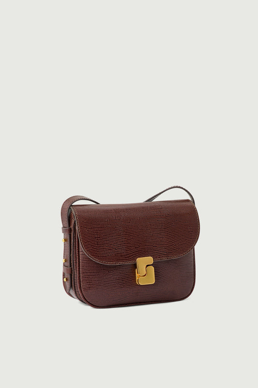 Sac Bellissima Mini - Chocolat - Cuir - Femme