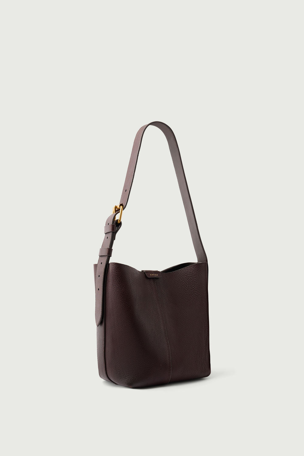 Sac Saudade Mini - Marron Foncé - Cuir - Femme vue 2